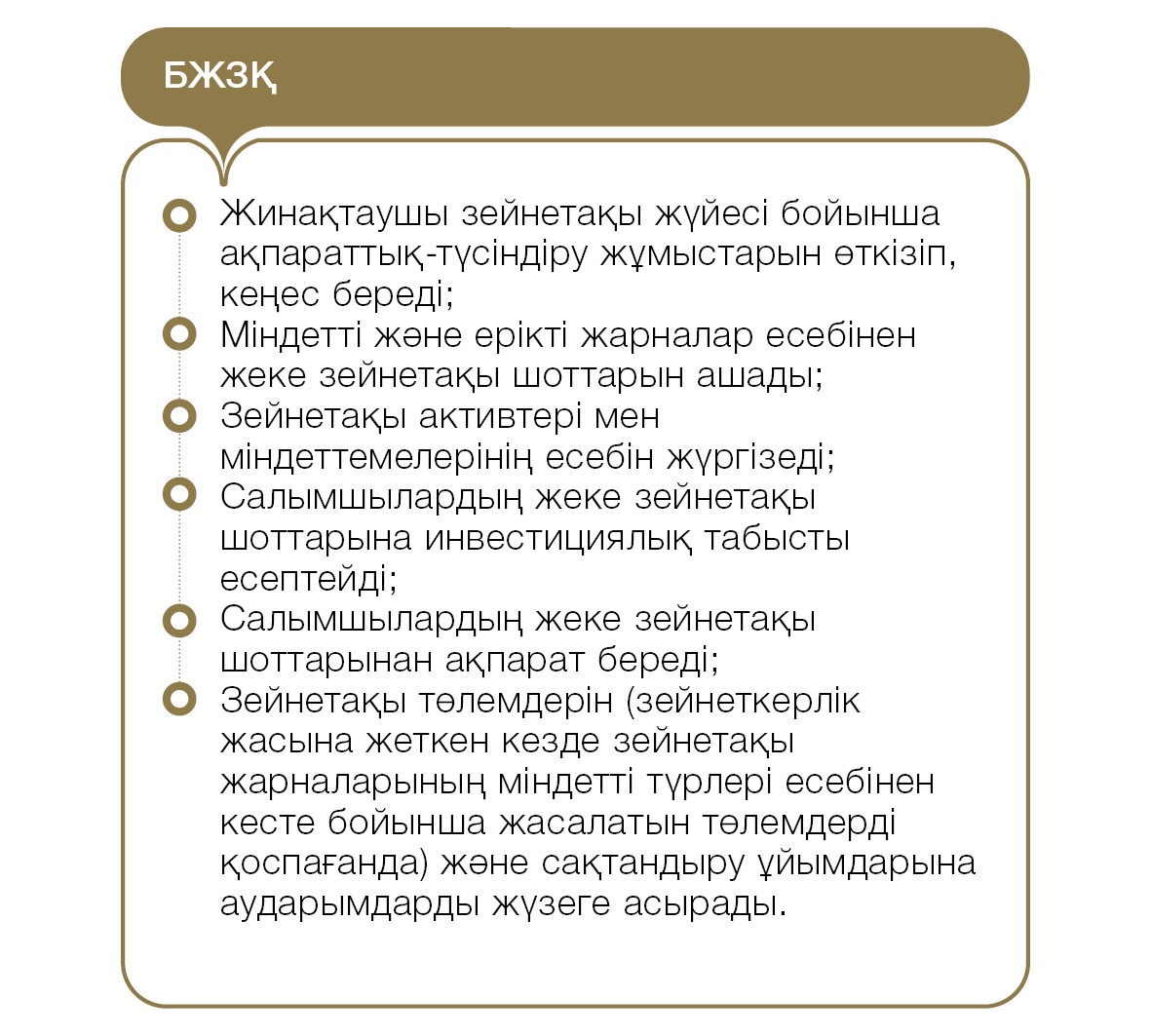 Жинақтаушы зейнетақы жүйесі Жинақтаушы зейнетақы жүйесі